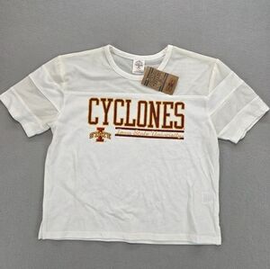 Rivalry Threads 91NEW Iowa State University T-shirt Mesh Panel Collegiate Tee Sm